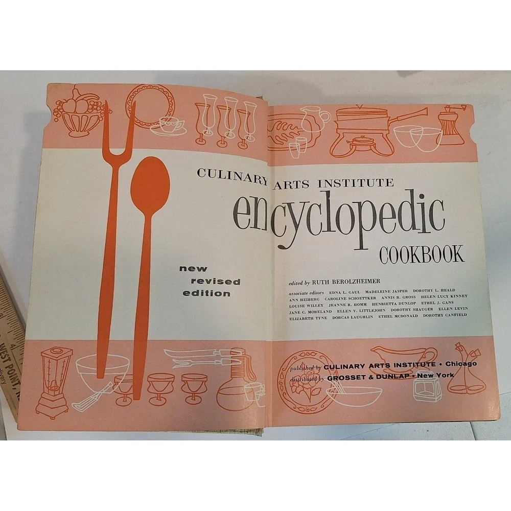 1962 culinary‎ arts institute encyclopedic cookbook